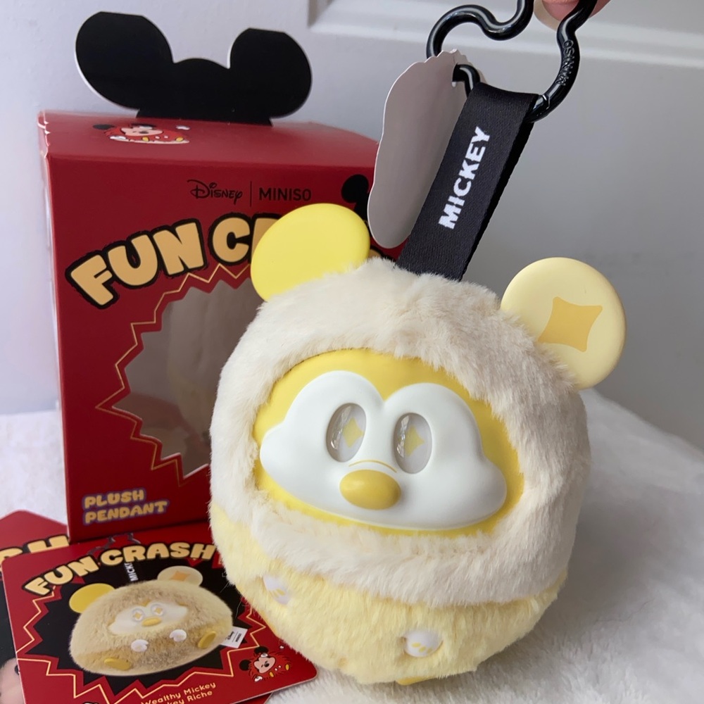 DISNEY/MINISO Fun Crash Plush Pendant